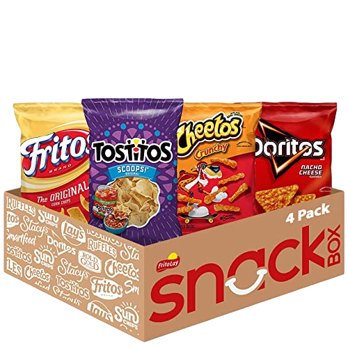 Frito Lay Big Bag Bundle, Classic Favorites Variety Pack, (Pack of 4)